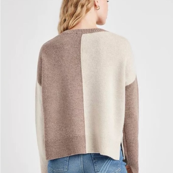 *NWT* SPLENDID SWEATER  CREAM AND TAUPE XS - Picture 6 of 6